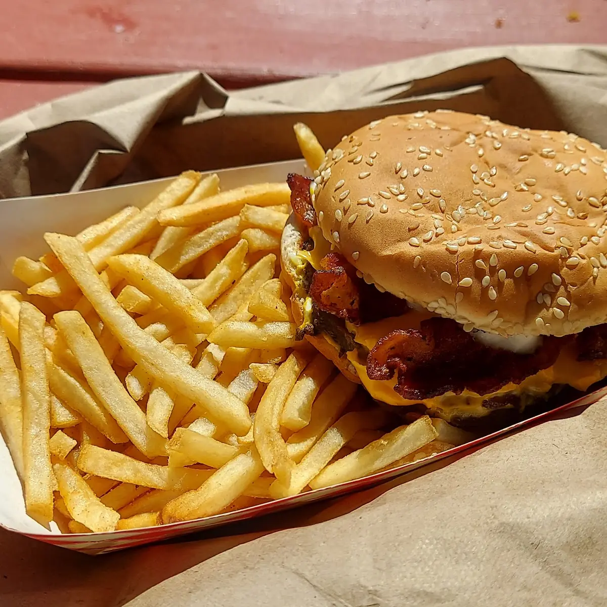 1 3 Bacon Cheese Burger