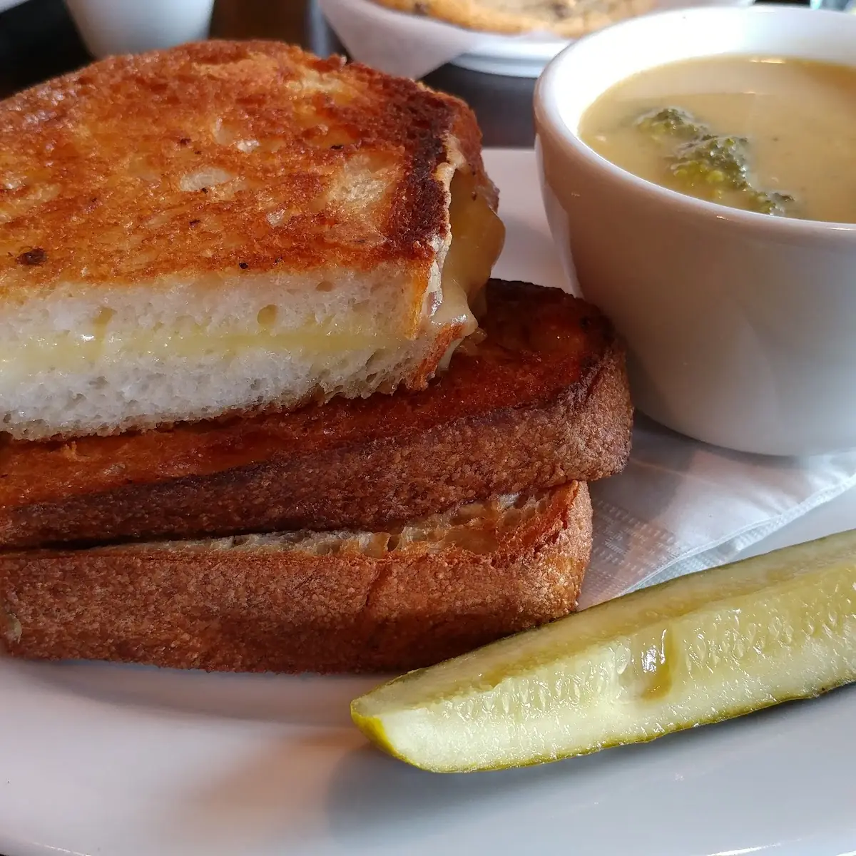 Grilled Cheese Sandwich and Tomato Soup