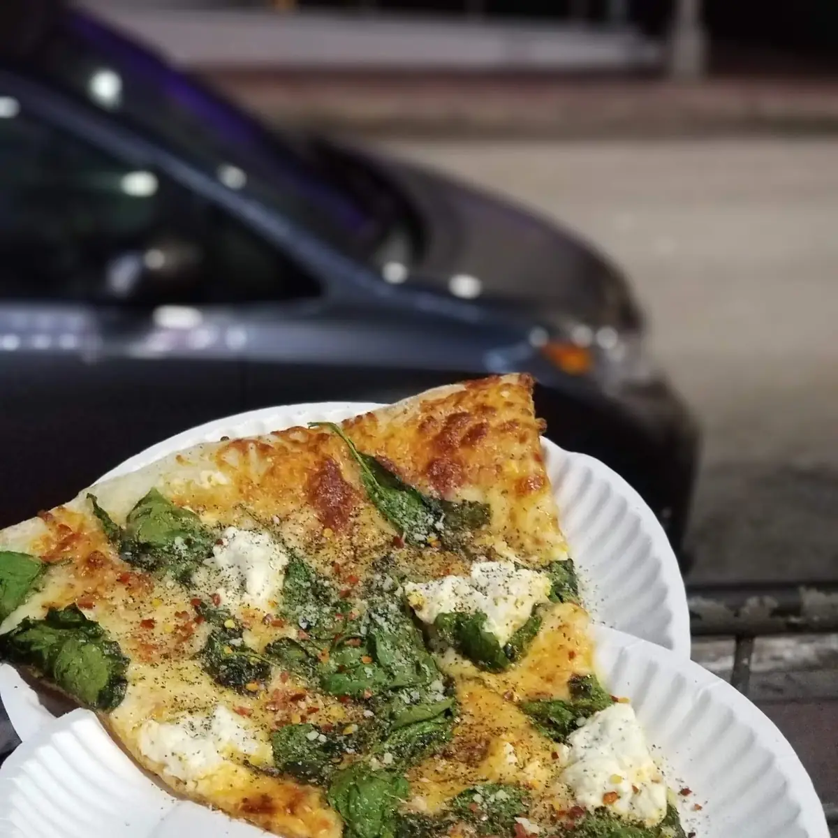 Bianca Pizza Slice