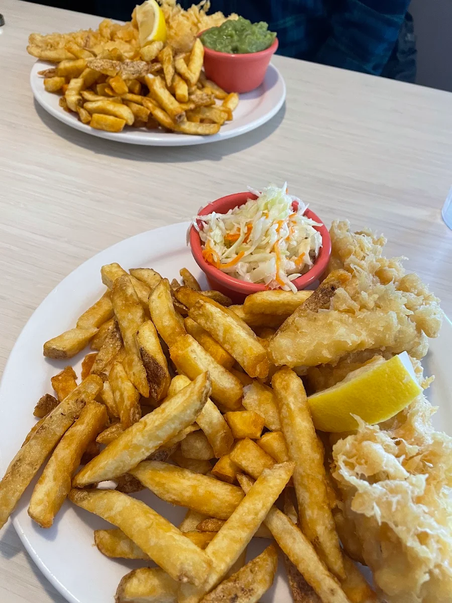 Halibut and Chips