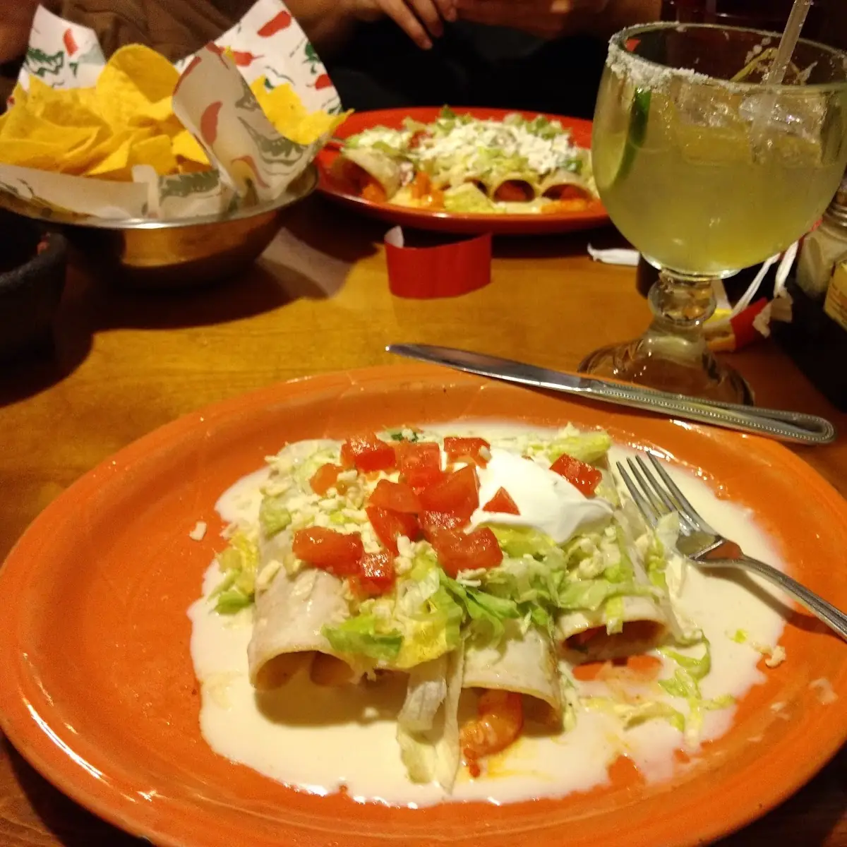 Shrimp Enchilada Plate