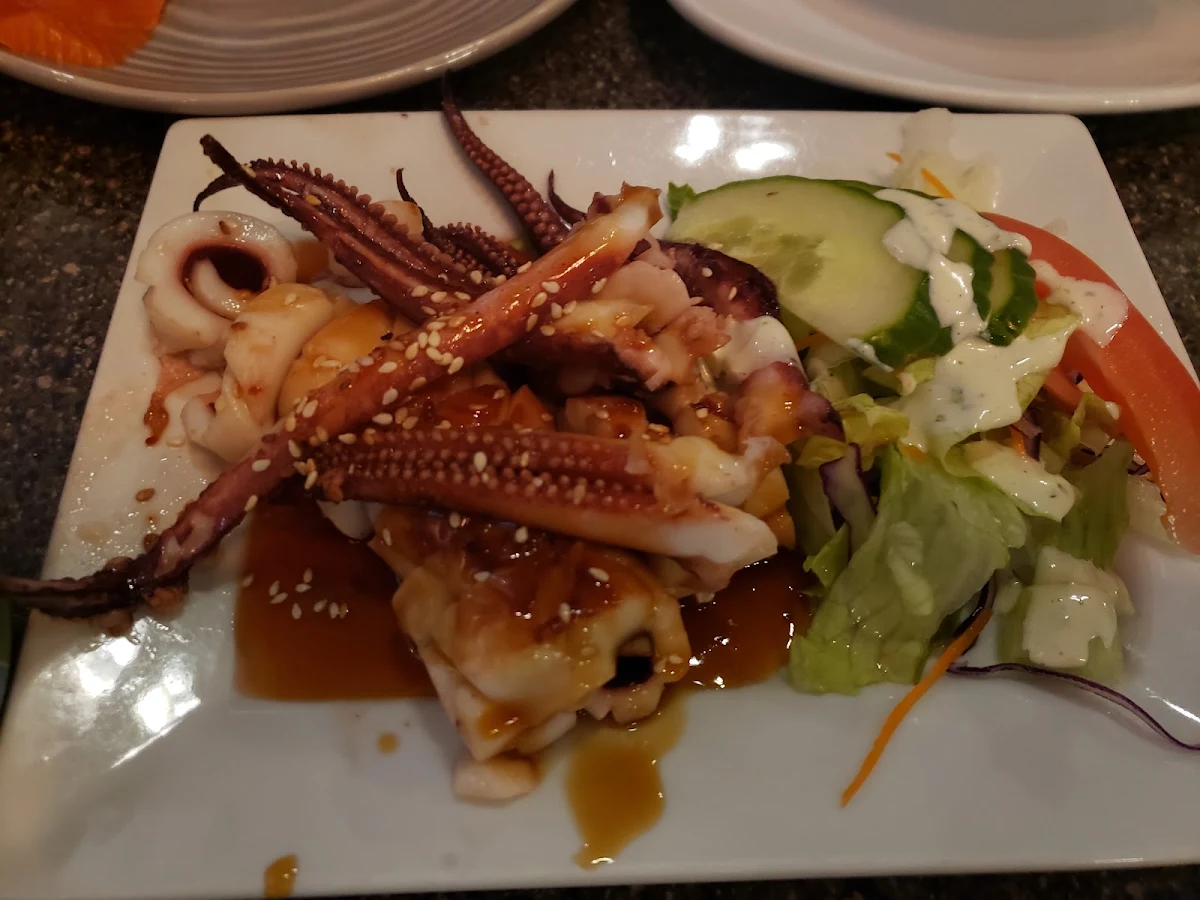 Grilled Squid, Shizen Japanese Restaurant