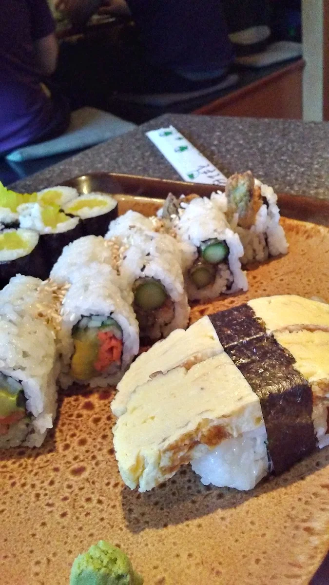 Vegetable Sushi Dinner, Shizen Japanese Restaurant