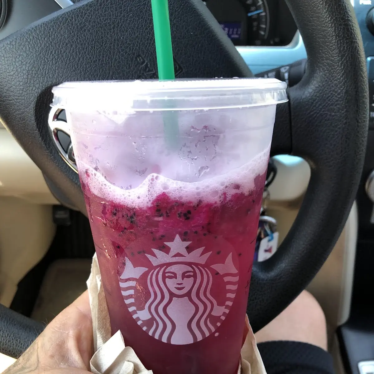 Dragon Fruit Mango Lemonade