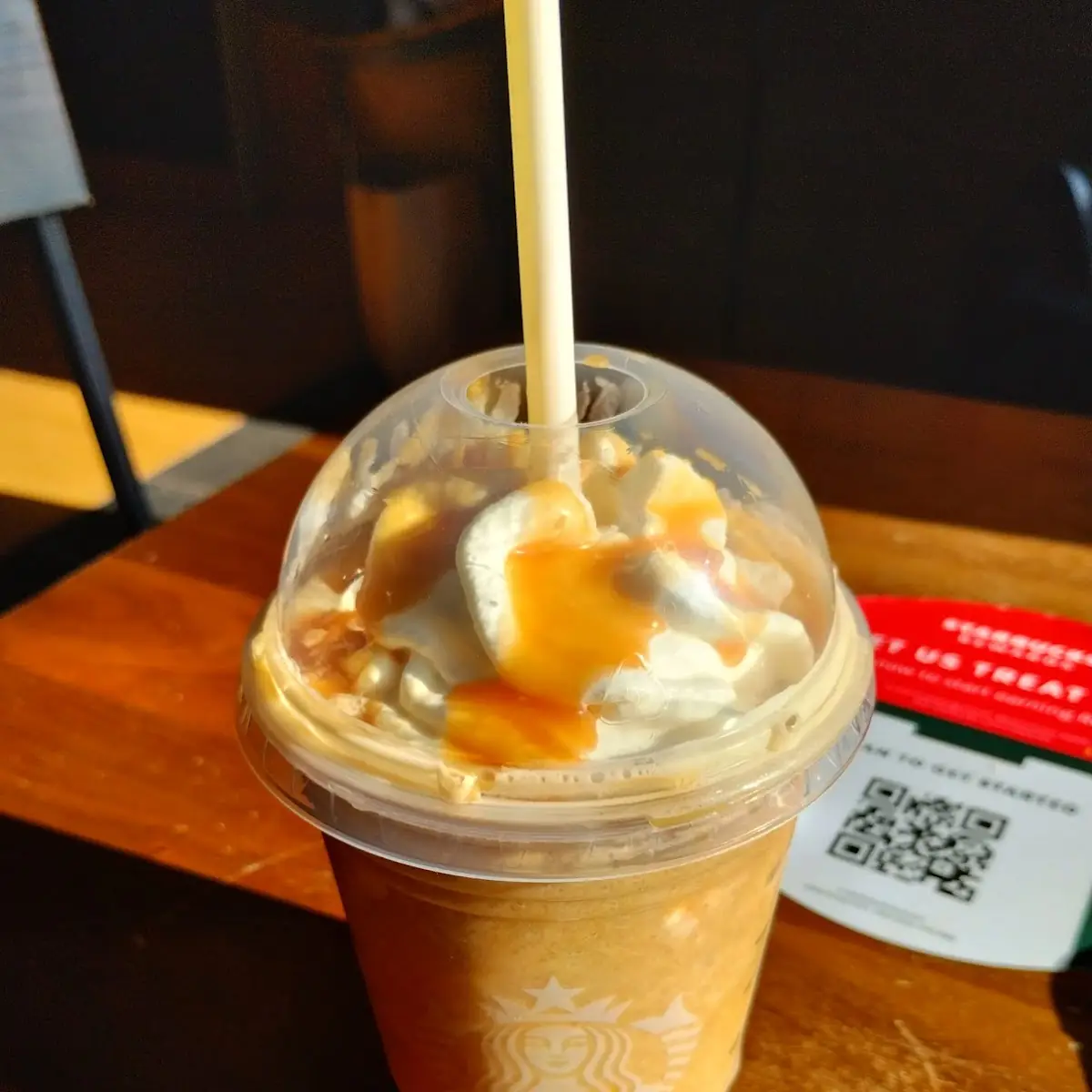 Caramel Ribbon Crunch Frappuccino Blended Beverage