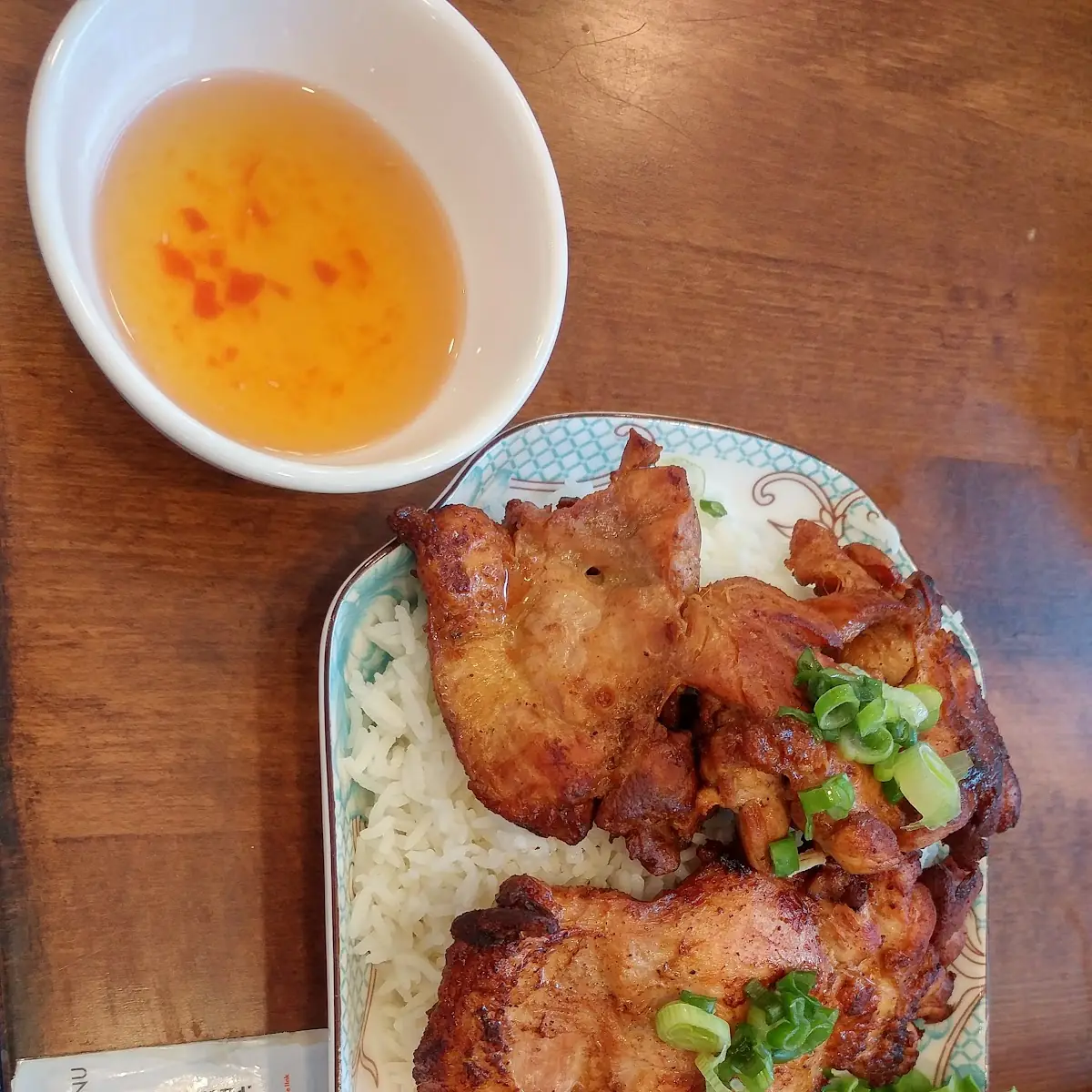Grilled Chicken Over