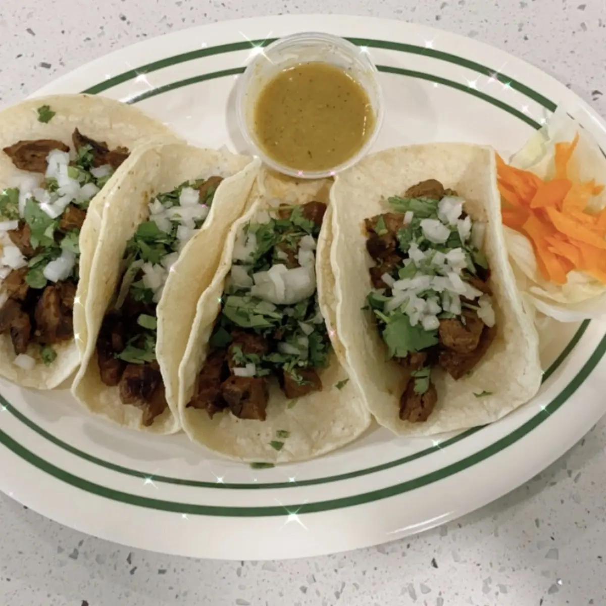 Beef or Chicken Soft Tacos