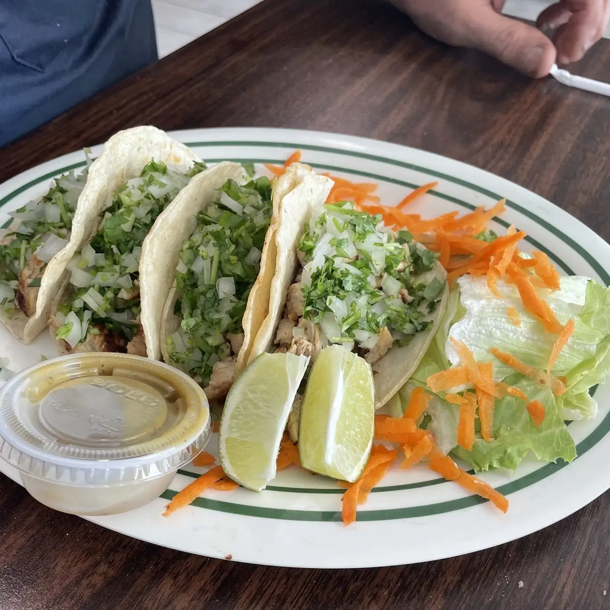 Beef Taco Side Order of Avocado Simone