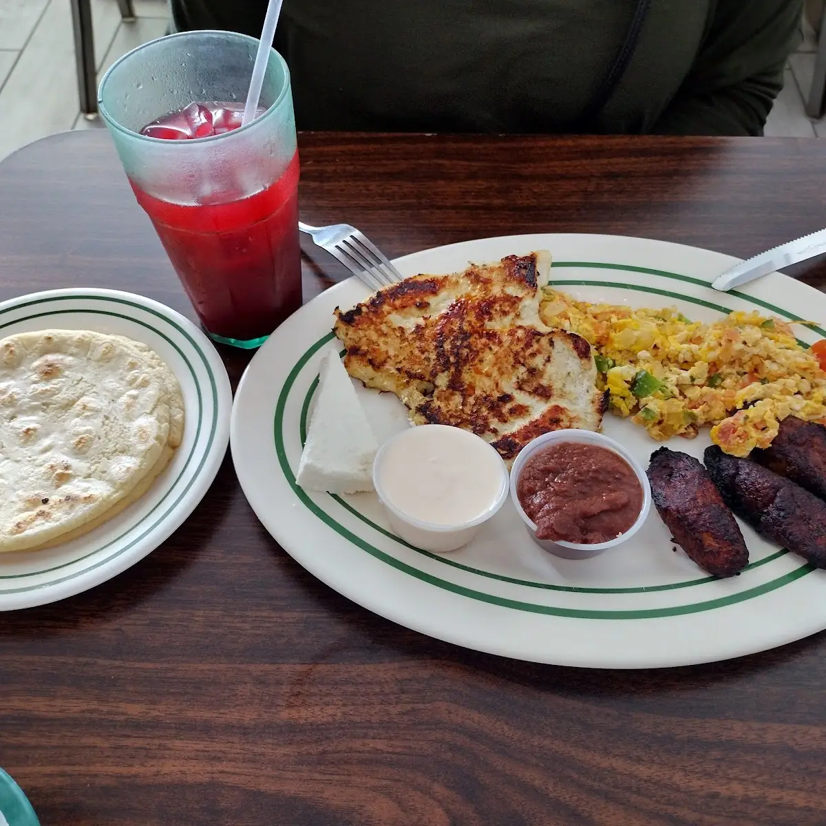 Scrambled Eggs and Chicken Breast