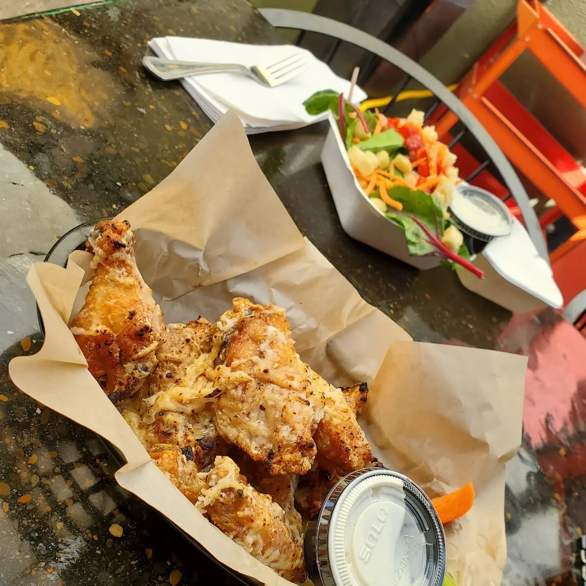 Garlic Parmesan Wings