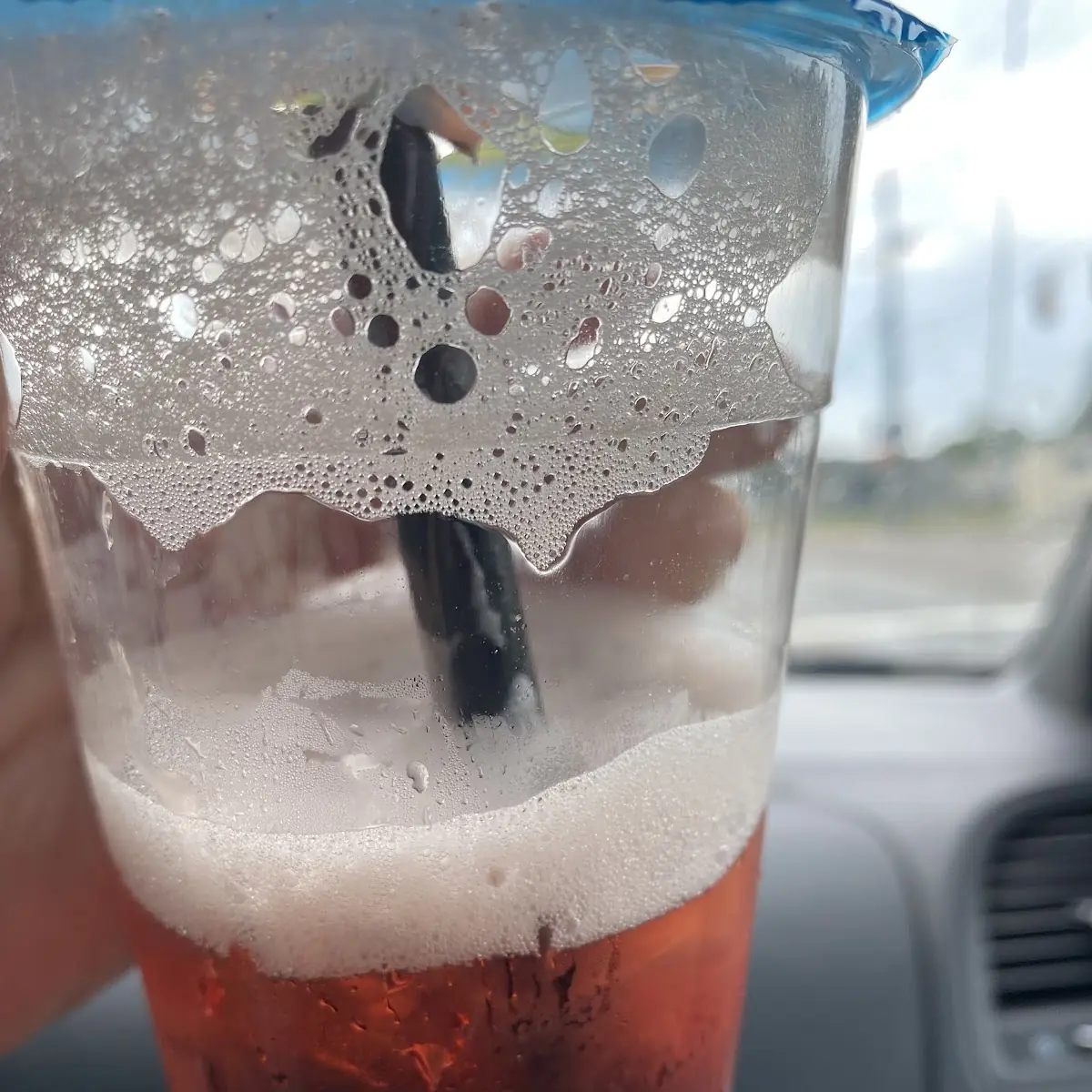 Raspberry Black Tea Boba