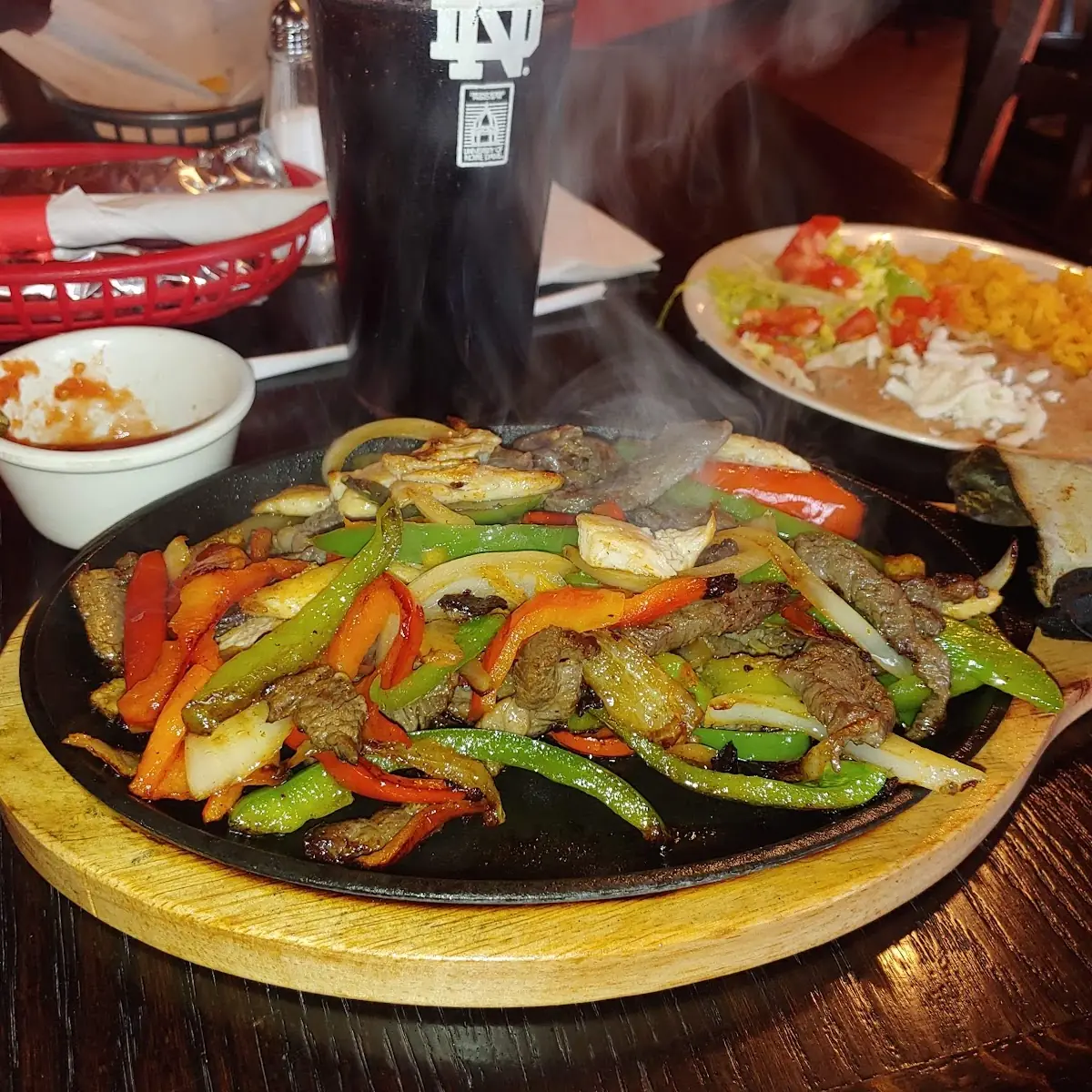 Chicken and Steak Fajitas