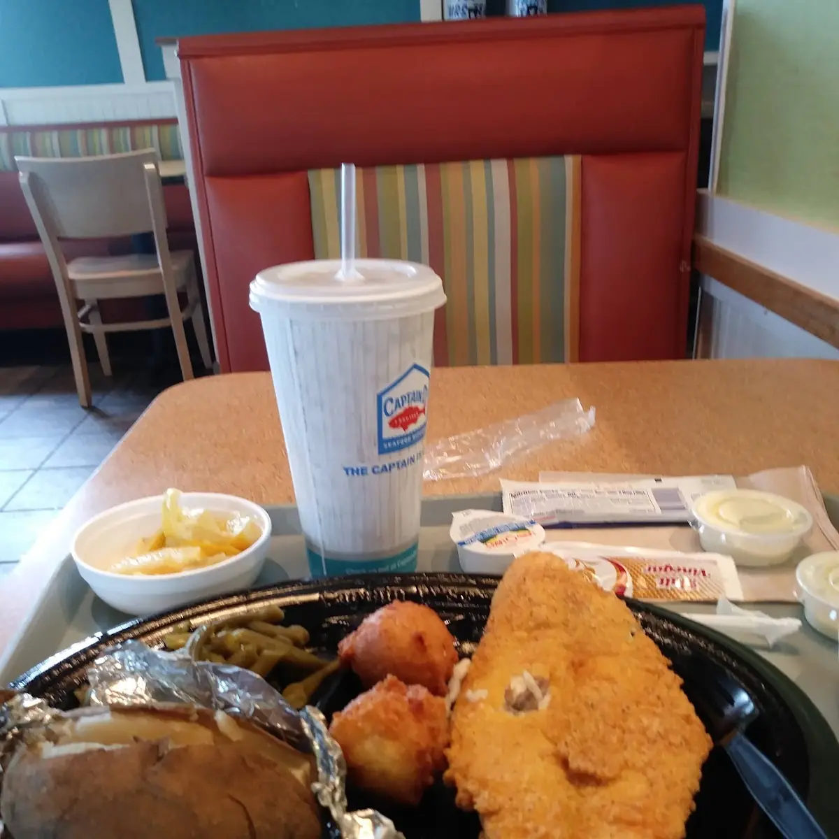 White Fish Fillet Dinner