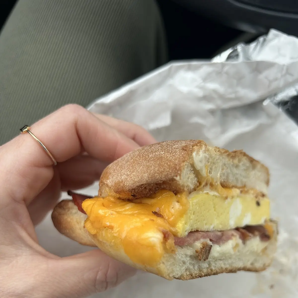 Turkey Bacon Egg and Cheese