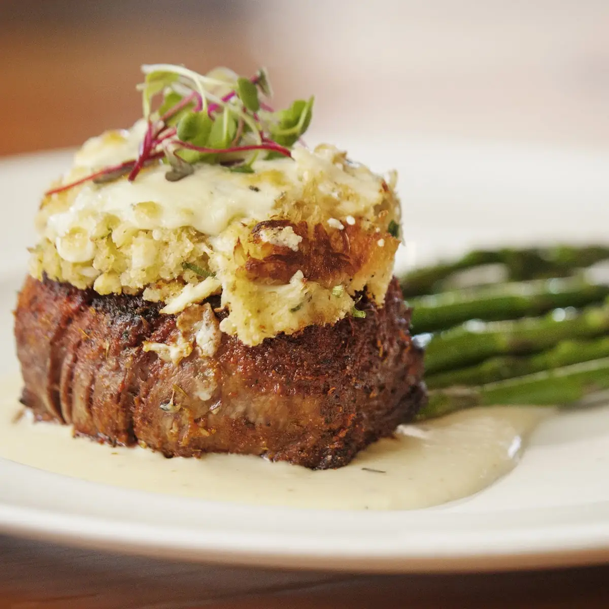 Blackened Filet & Crab Cake