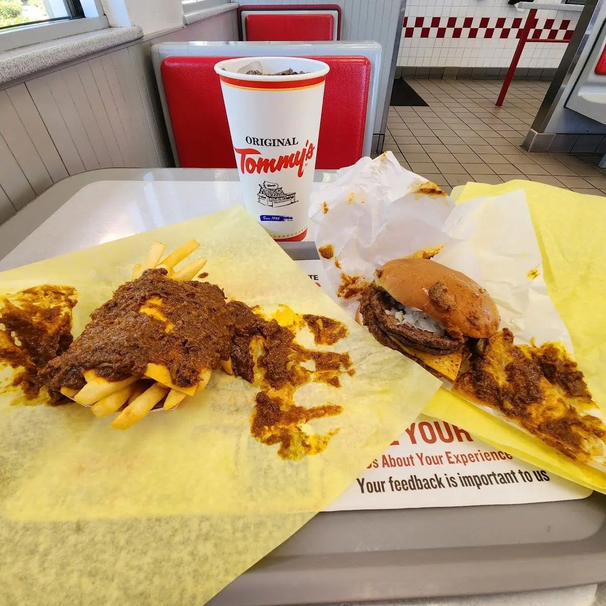 Chili Cheese Burger Combo