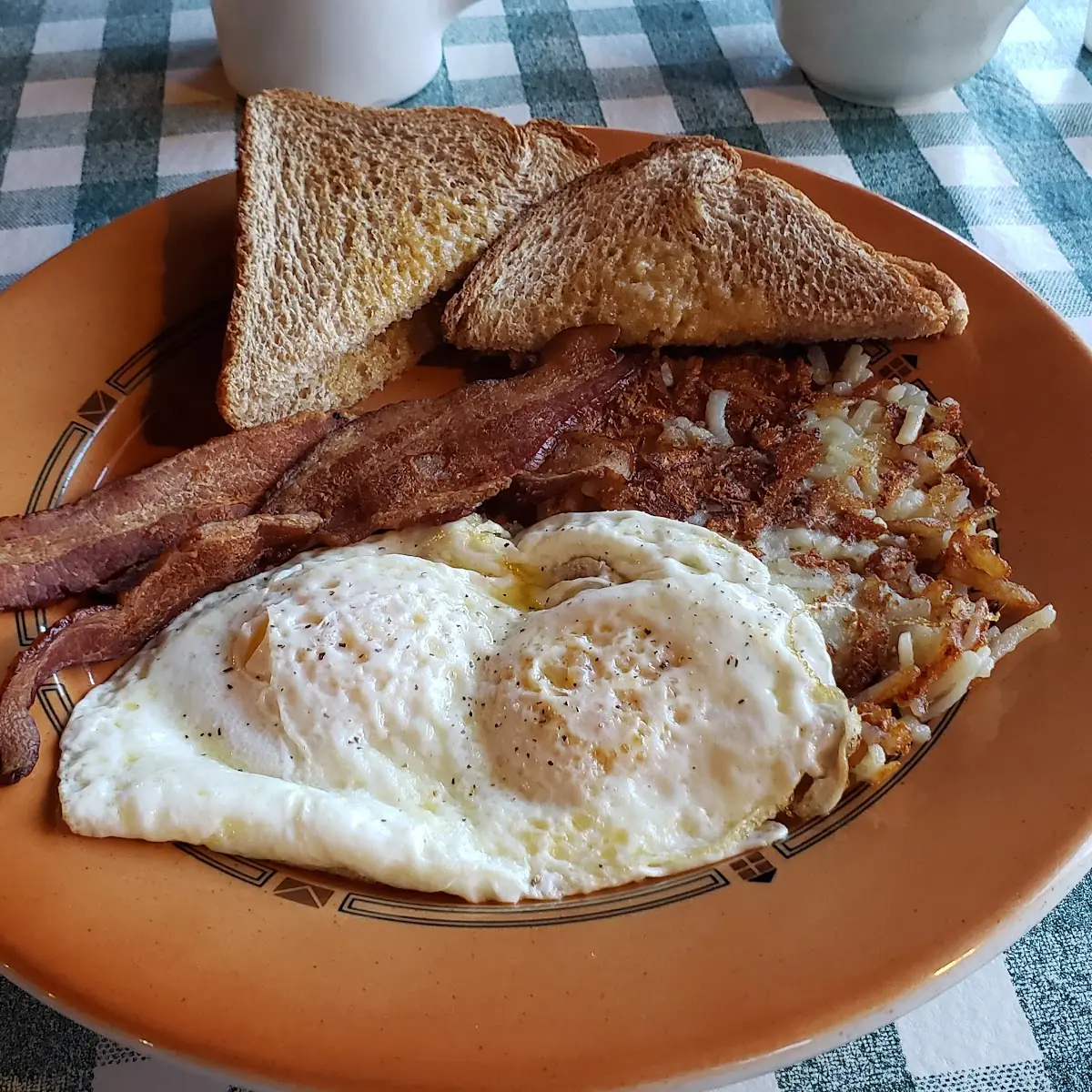 Bacon Sausage Links & Eggs