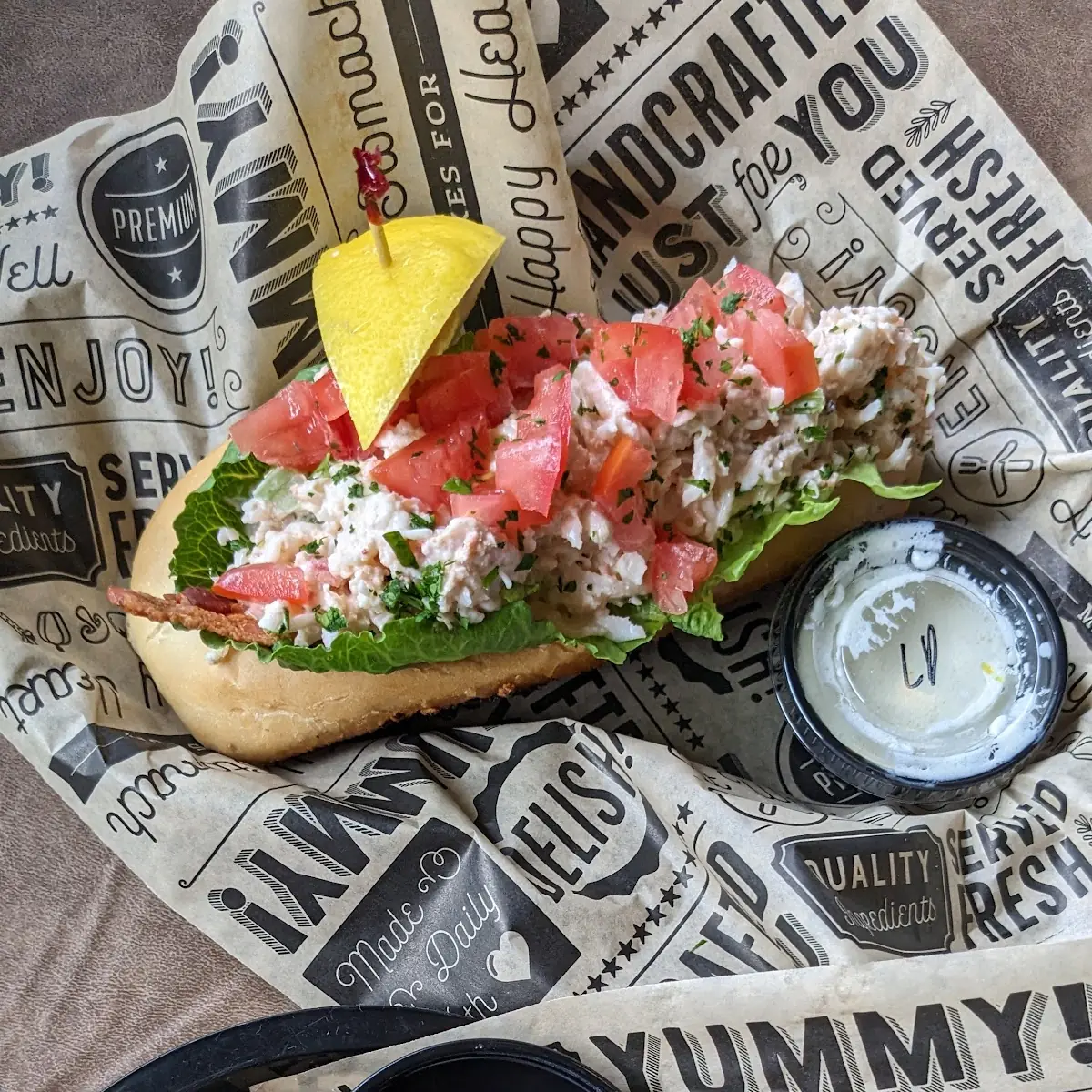 Lobster Roll and Philly Cheese Steak