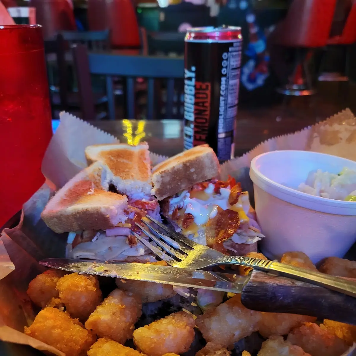 Club Sandwich & Tator Tots