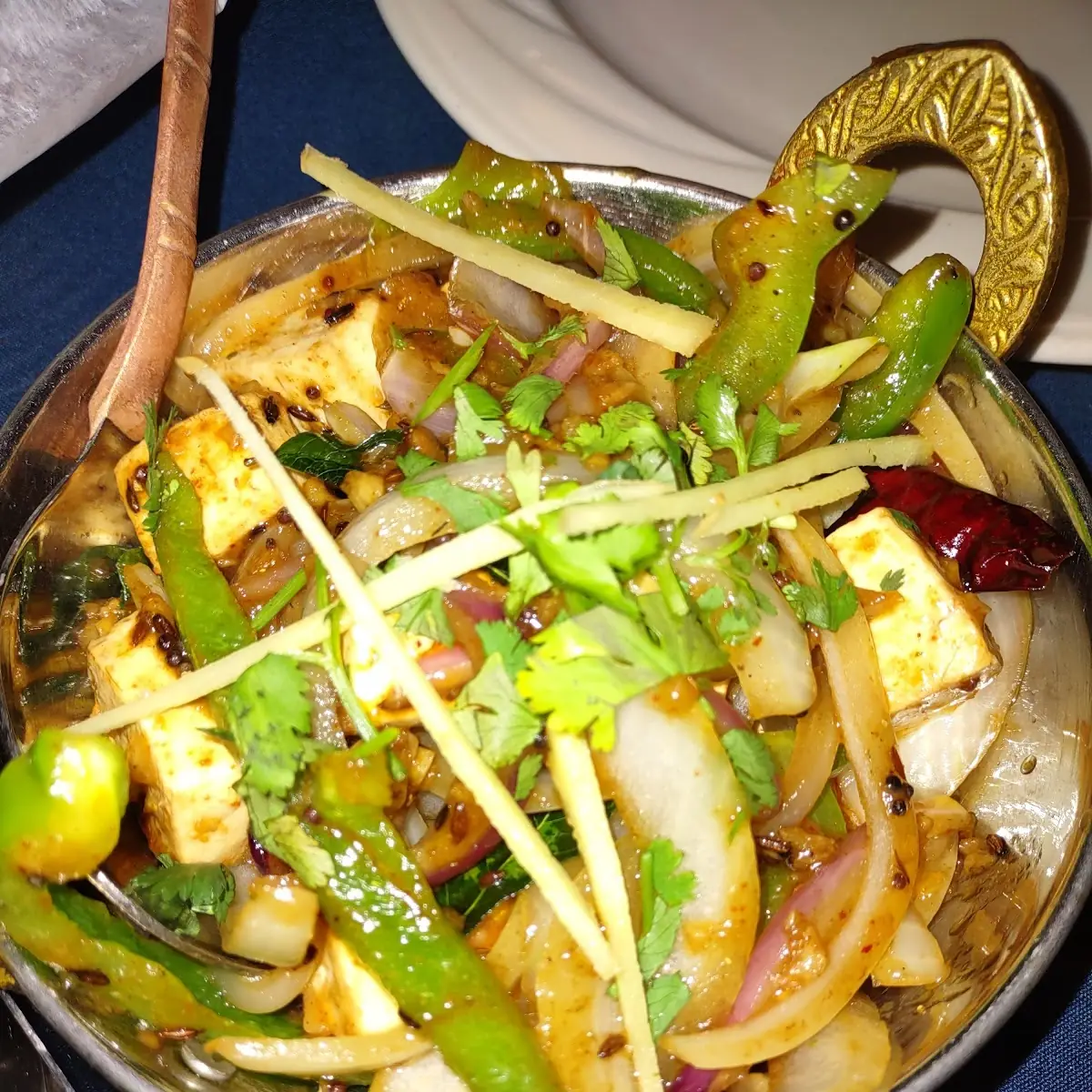 Paneer Chili with Ginger Garlic Sauce