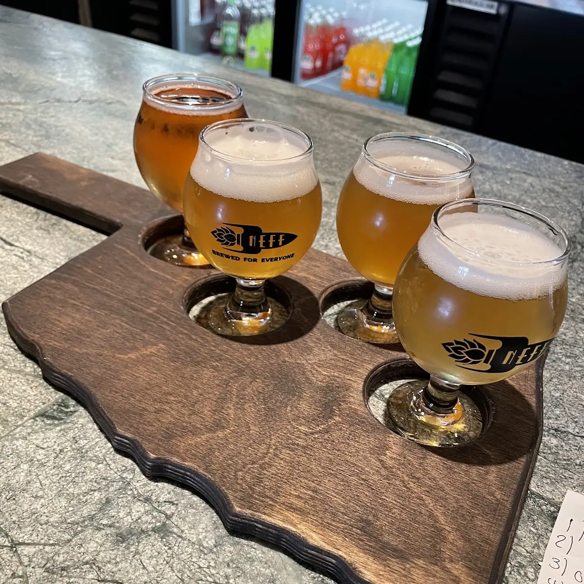 Gluten Free Beer Flight