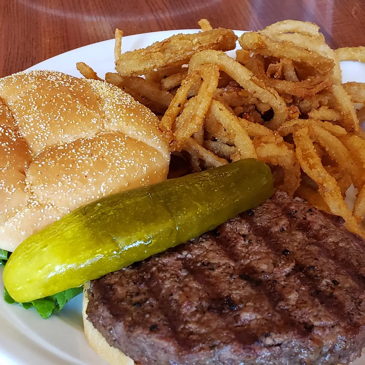 Frozen Sam's Club Burger