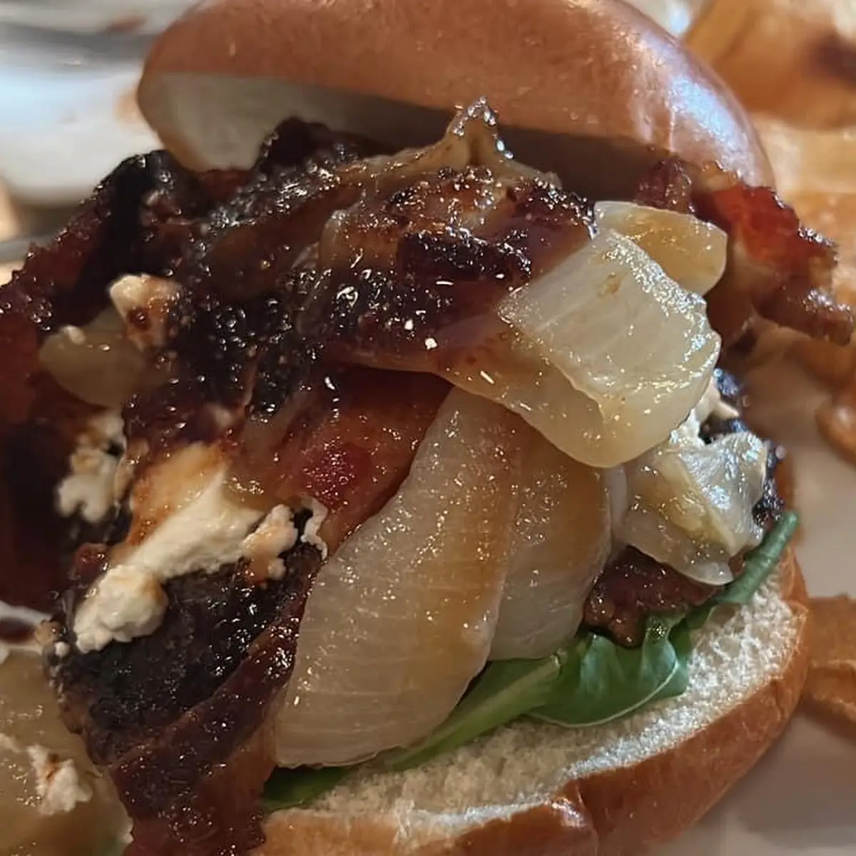 Black and Bleu Burger