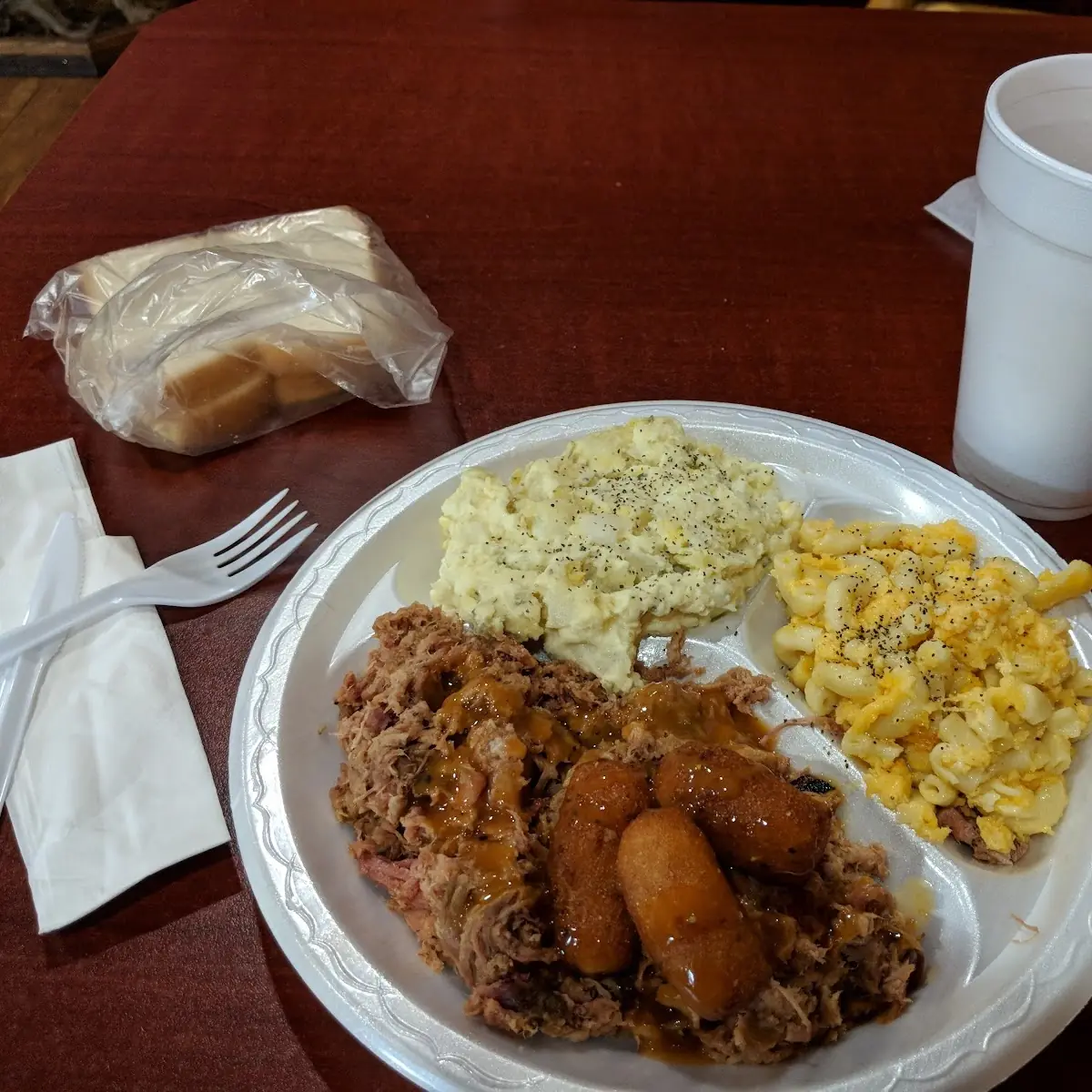 BBQ and Mac and Cheese