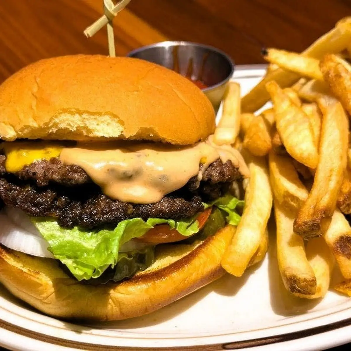 Mushroom Swiss Burger