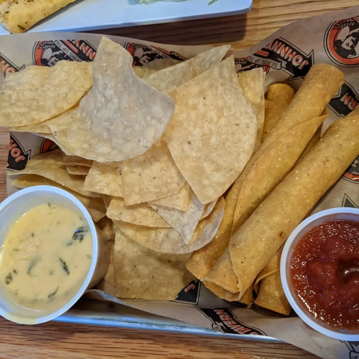 Rolled Tacos Basket