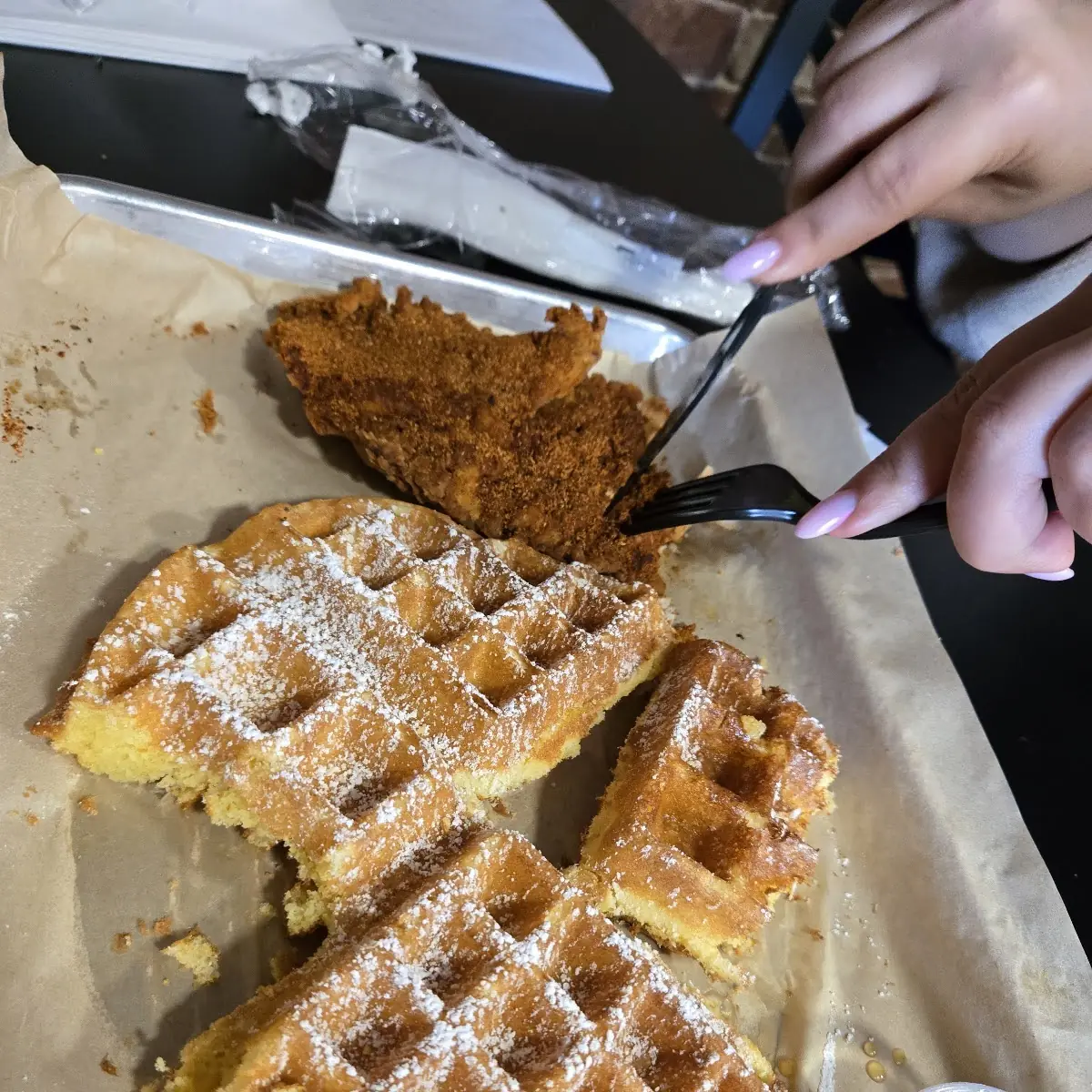Southern Cornbread Waffle