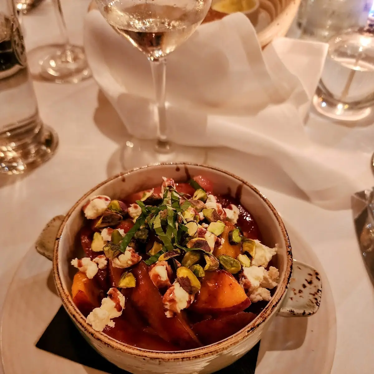 Peach and Tomato Salad