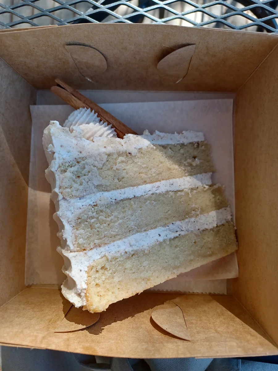 Vanilla Chai Spice Cake Slice