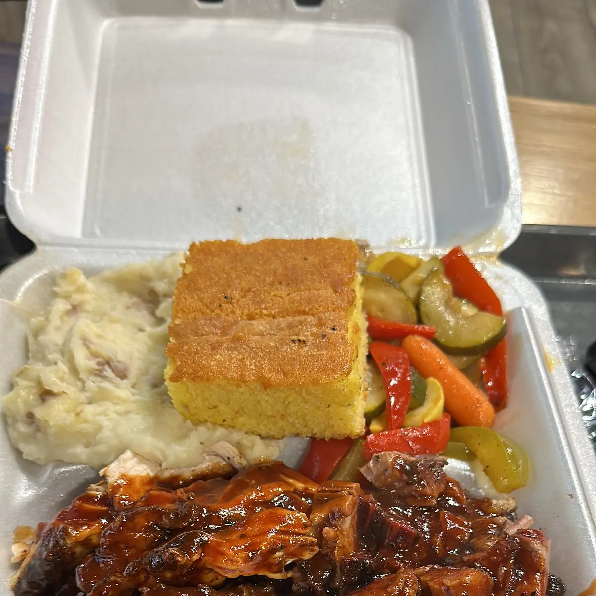 Pork Ribs and Beef Brisket