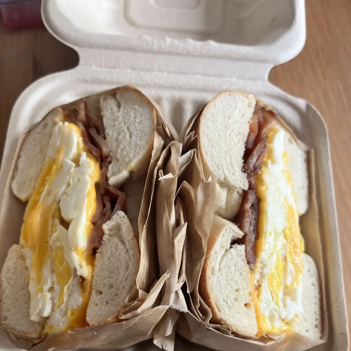 Sausage Egg and Cheese Bagel Sandwich