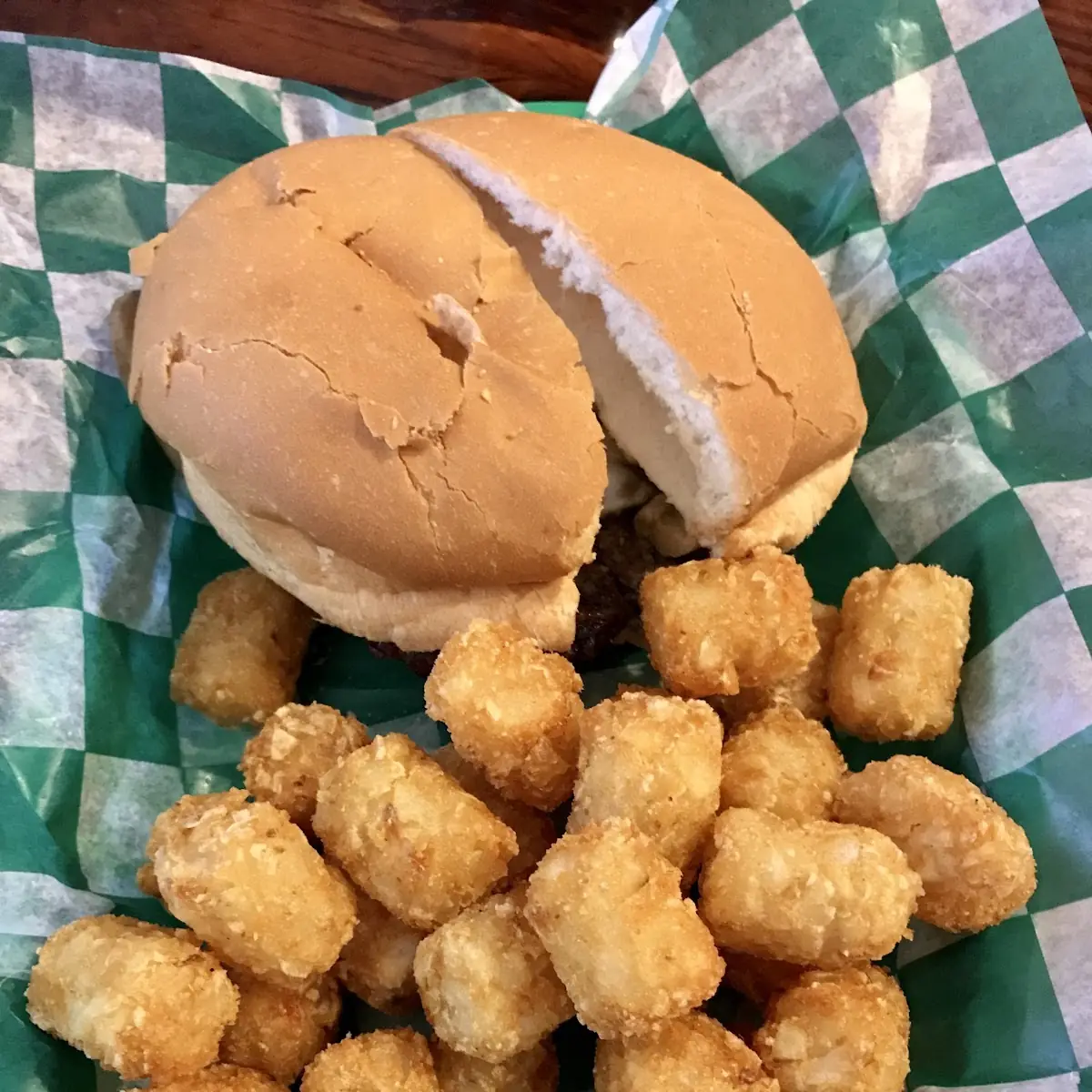 Burger and Tots