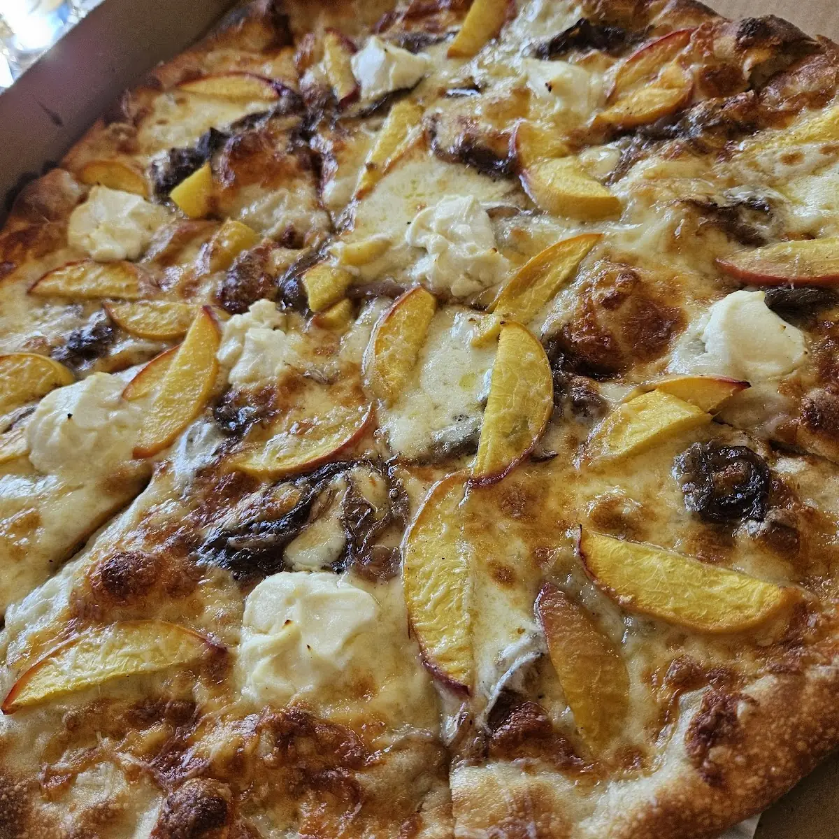 Peach Pizza