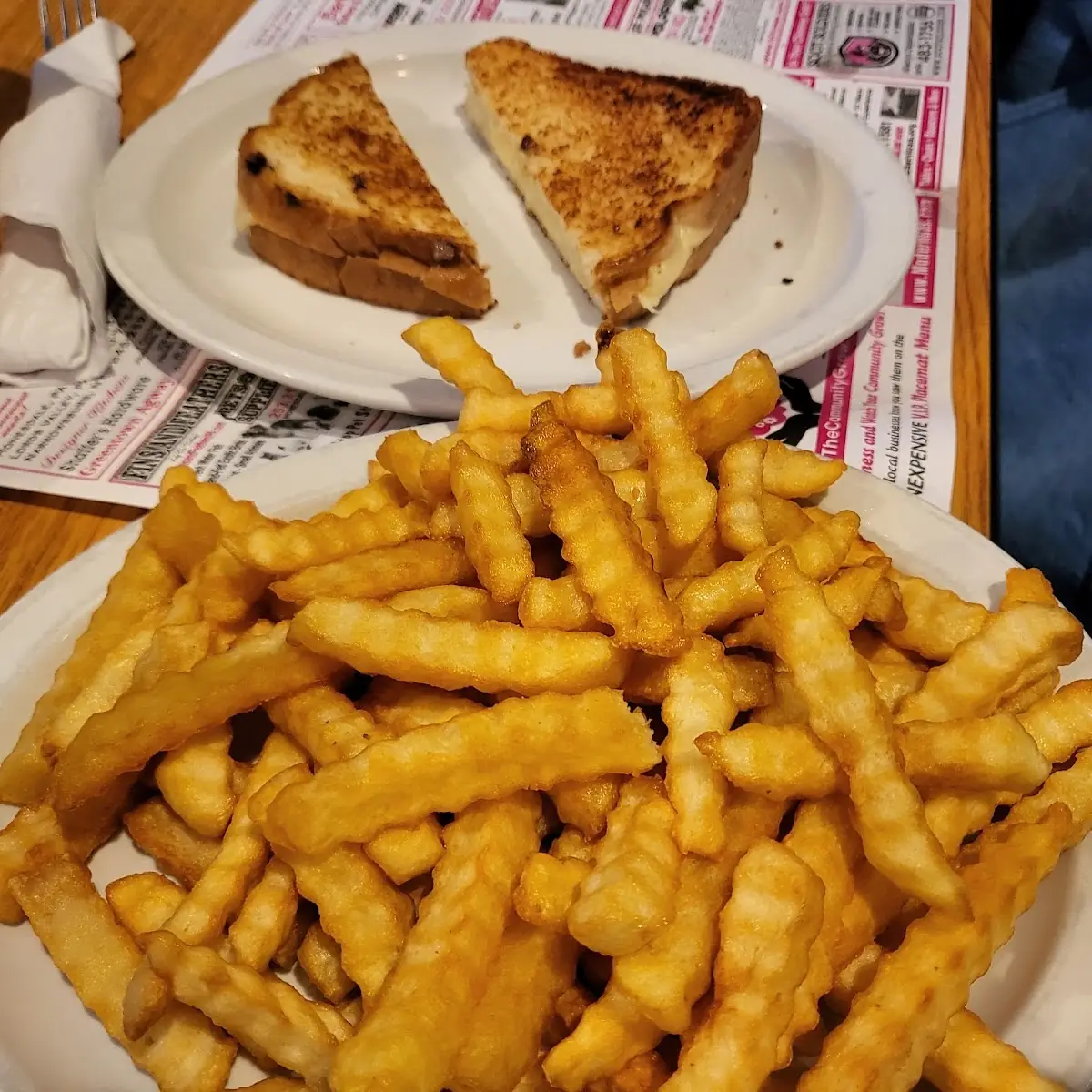 Grilled Cheese and Fries