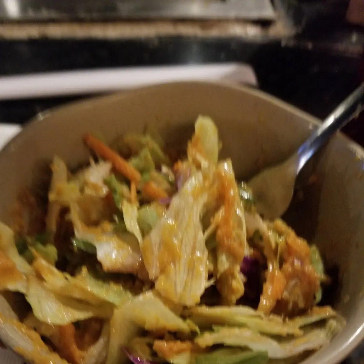 Salad with Ginger Dressing