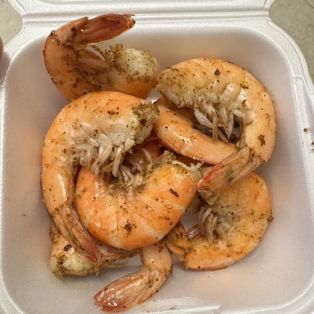 Steamed Shrimp