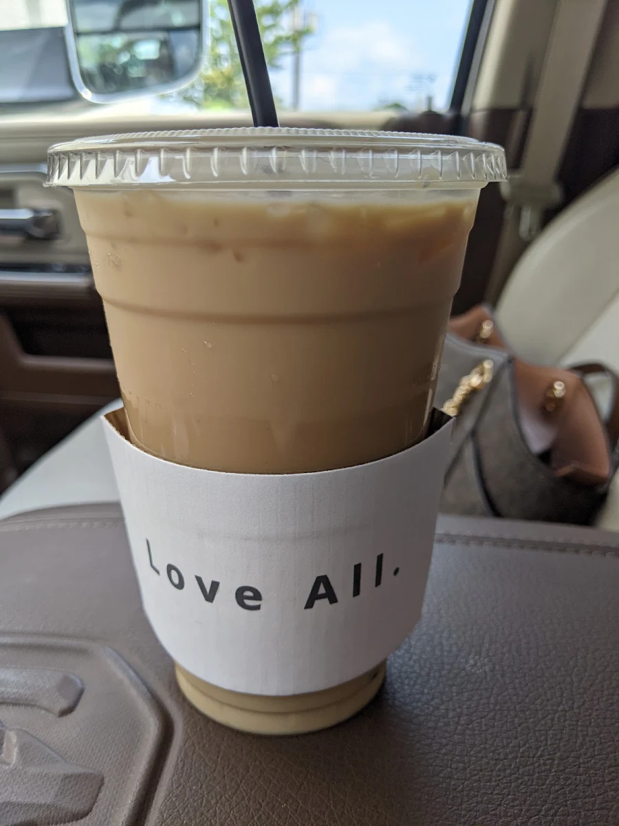 Iced White Mocha with Caramel