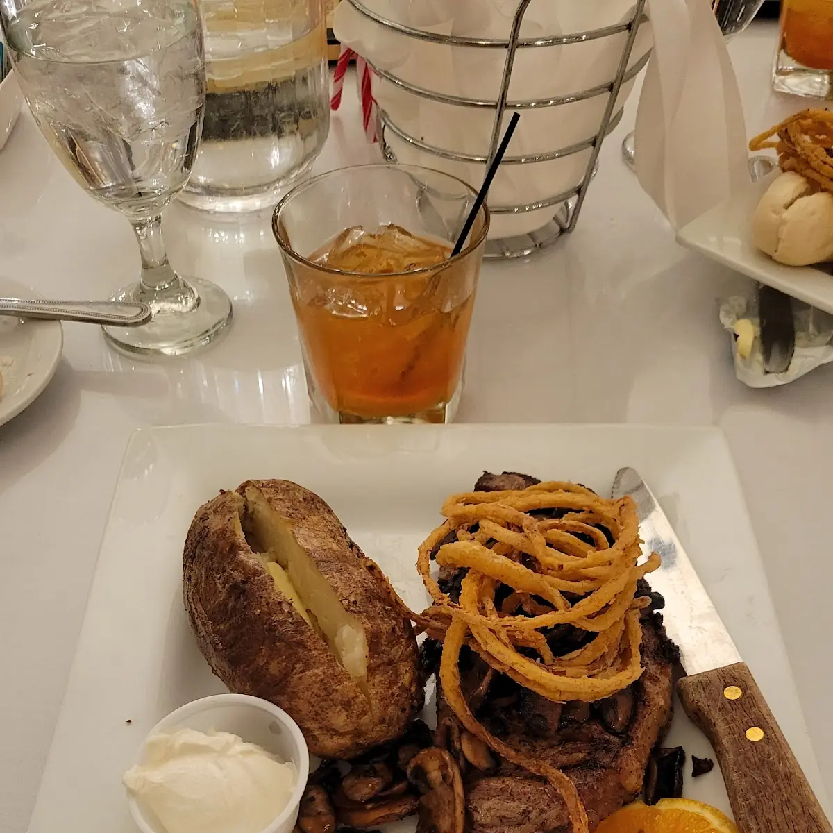 Ribeye and Baked Potato