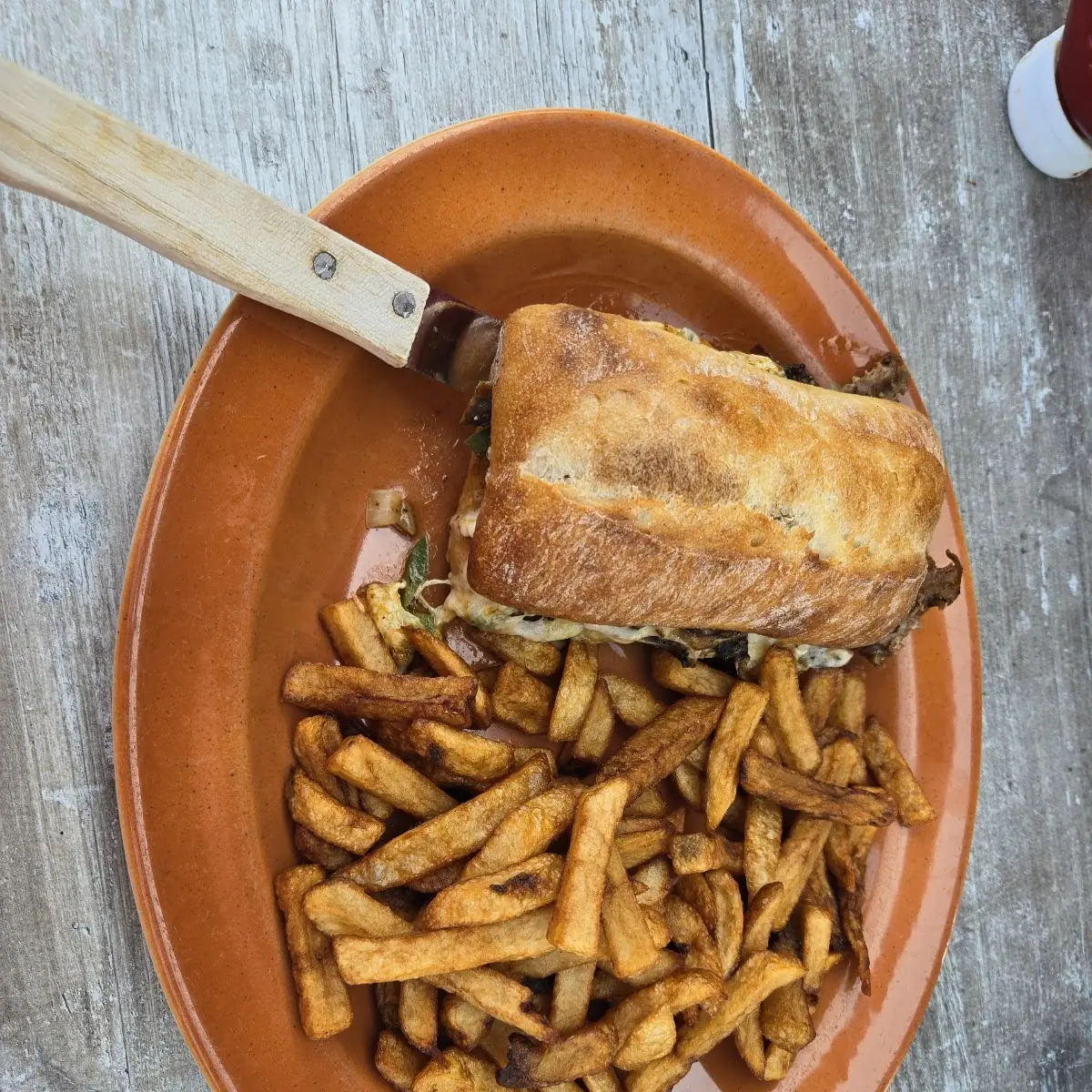 Philly Cheesesteak with Fries