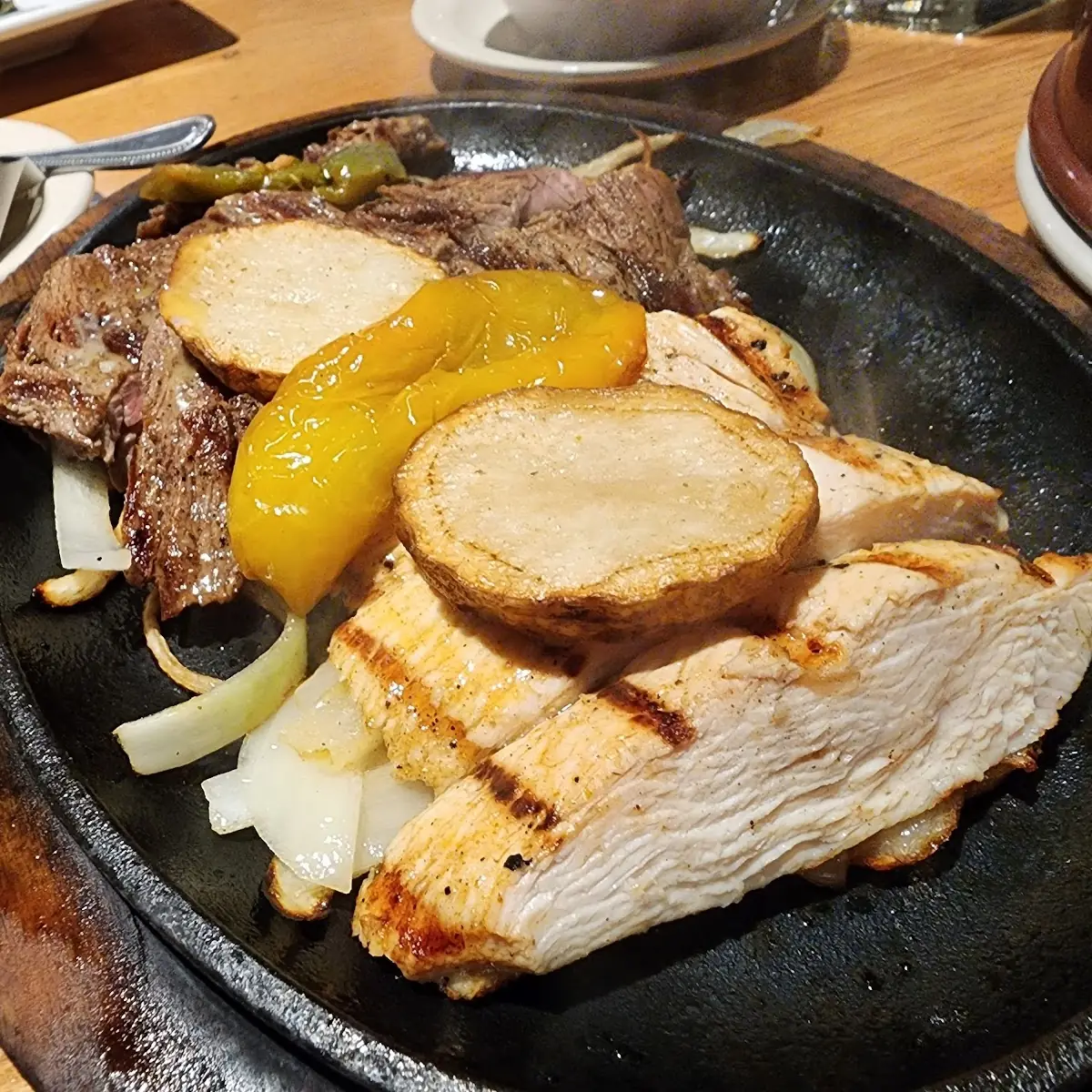 Chicken and Beef Fajitas