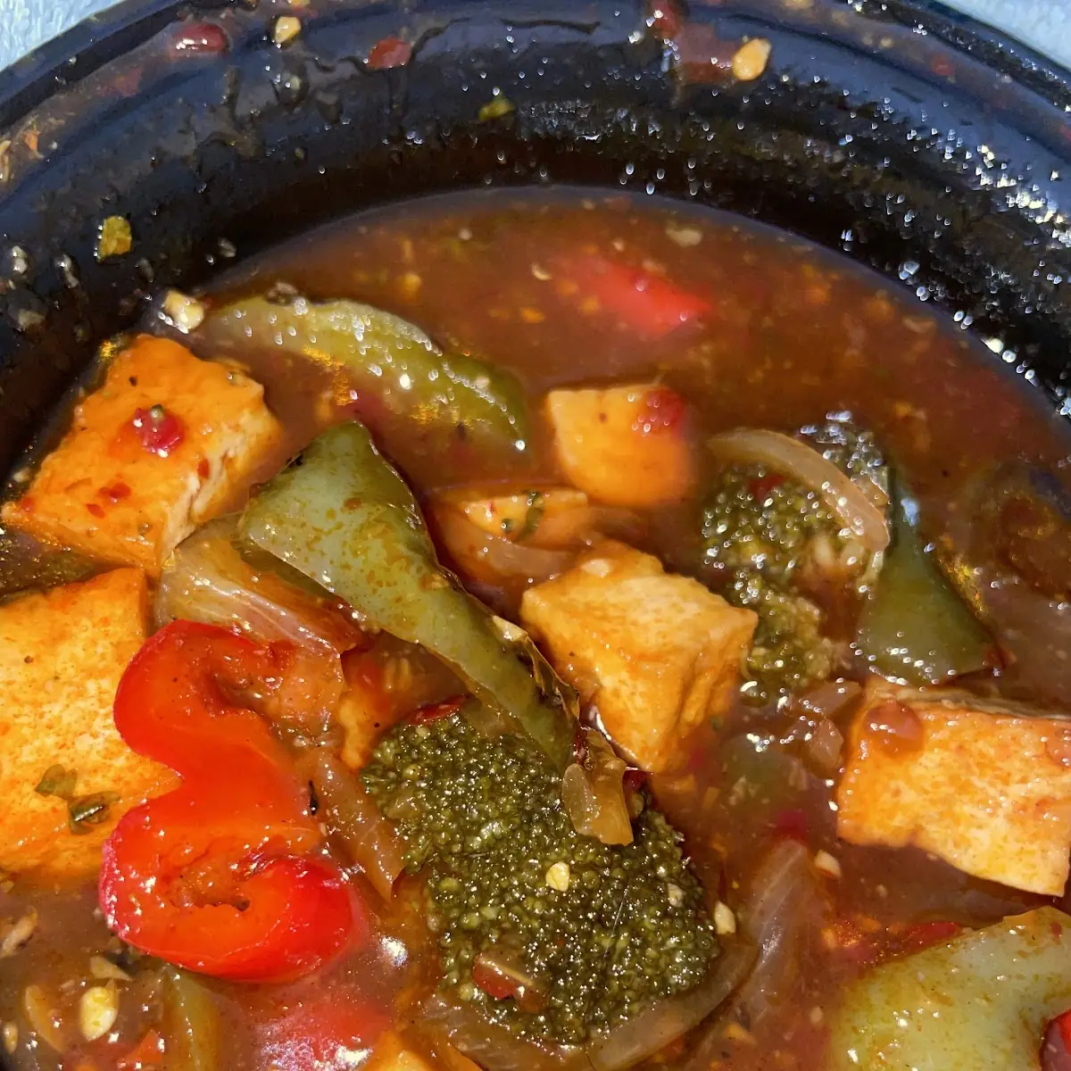Tofu in Chili Sauce