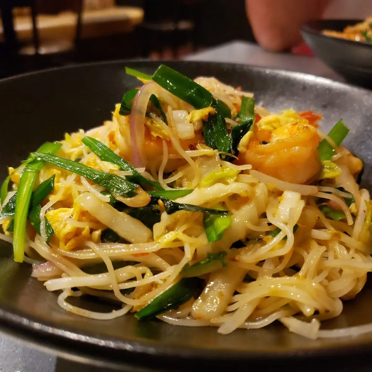 Drunken Noodles with Prawns