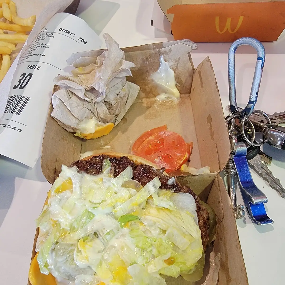 Quarter Pounder Deluxe Burger