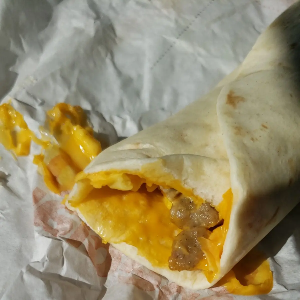 Sausage Breakfast Burrito