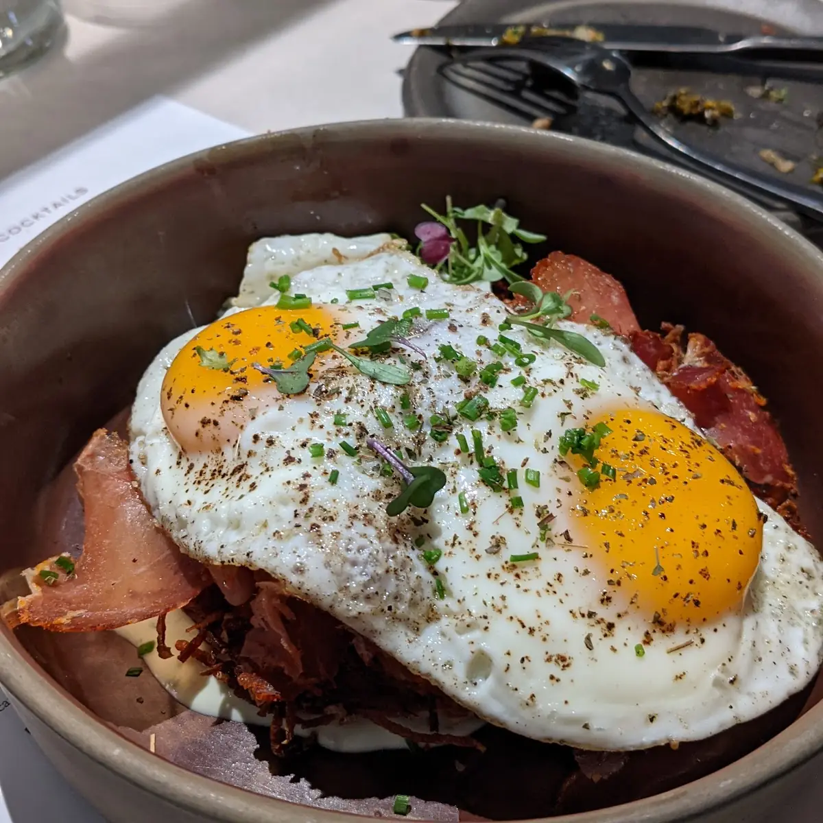 Smoked Salmon and Eggs