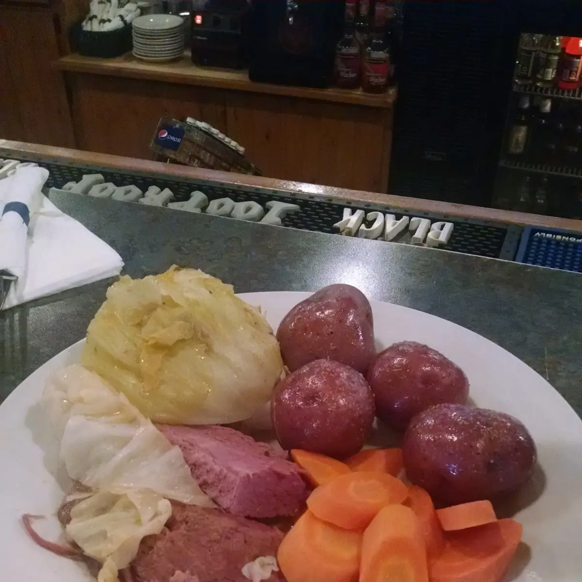 Corned Beef and Cabbage Dinner